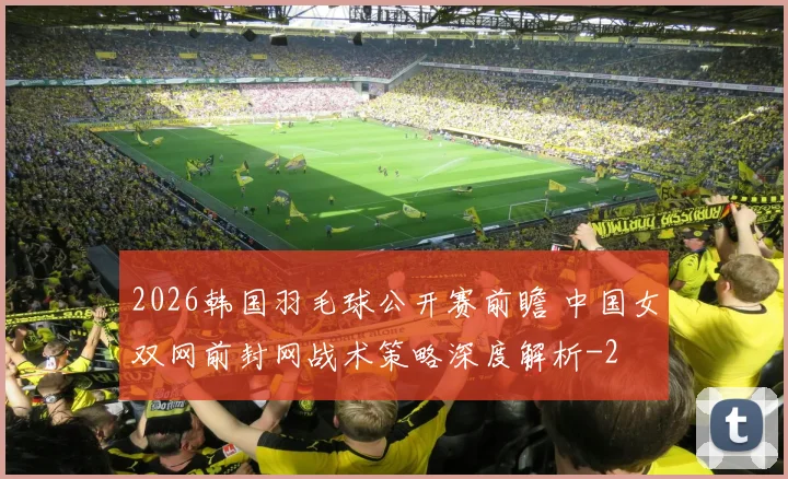 2026韩国羽毛球公开赛前瞻 中国女双网前封网战术策略深度解析